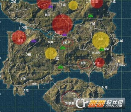 绝地求生海岛地图