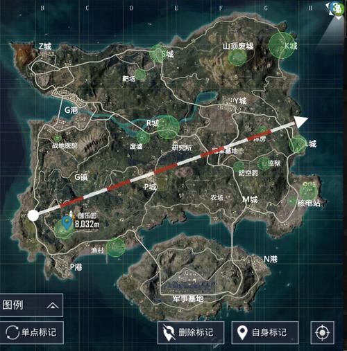 绝地求生海岛地图
